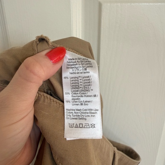 Madewell Viral Harlow Wide Leg Pants in Brown Size 6 - Picture 10 of 10